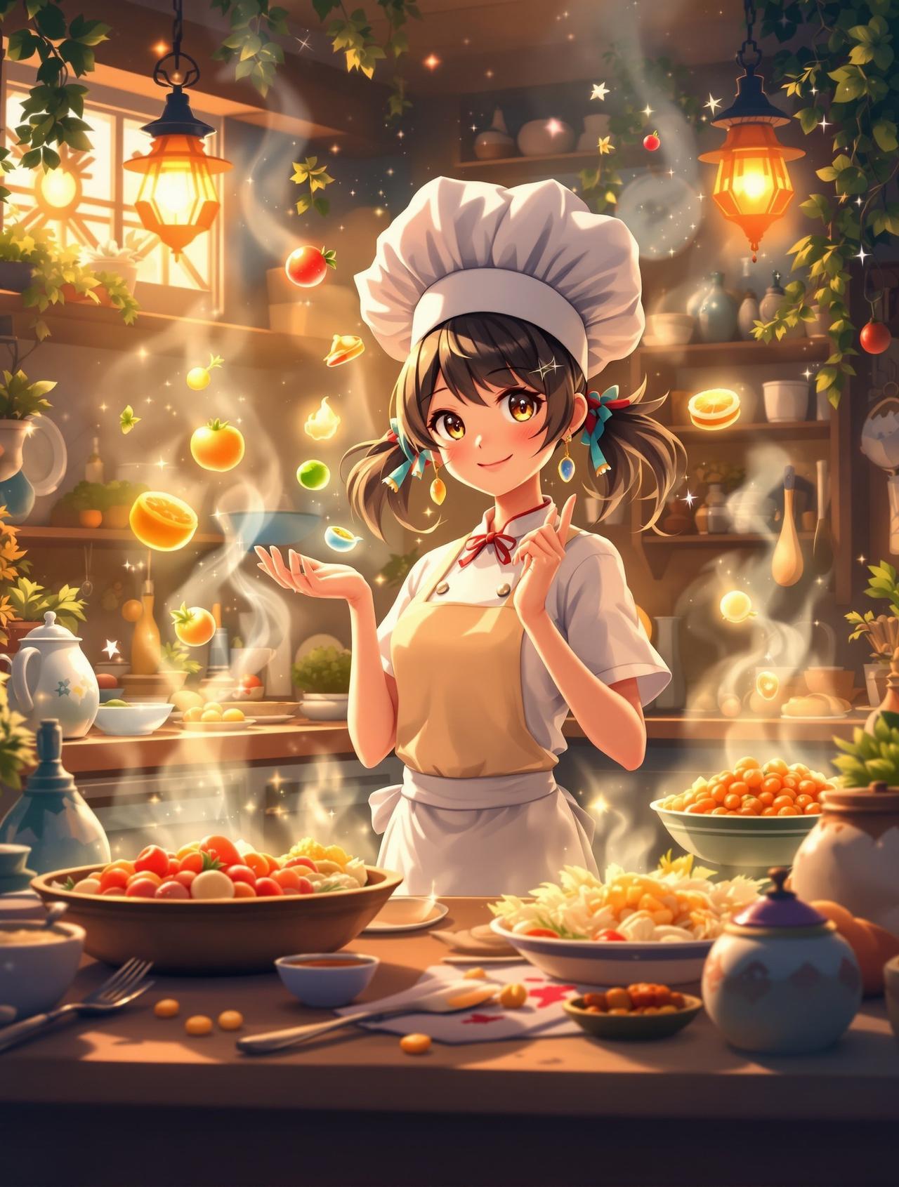 啪啪啪动漫番剧《美食异世界》封面海报